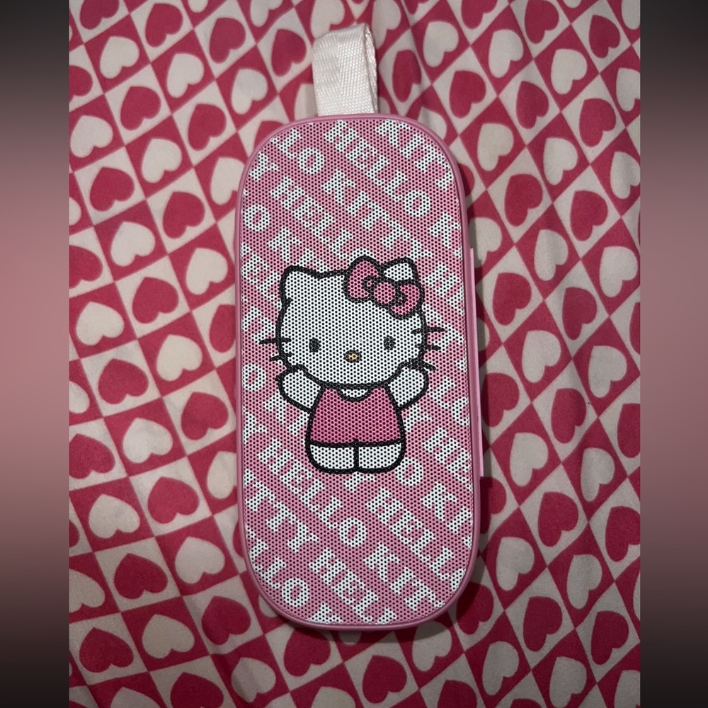 Hello Kitty Pink Portable Speaker Sanrio Kawaii Y2K Bluetooth Style